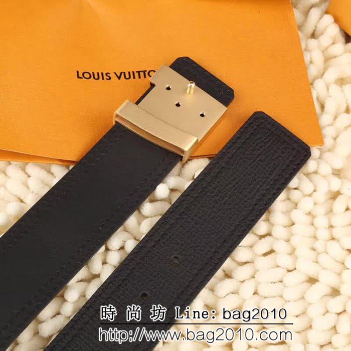 路易威登LV 新版Utah皮革 LV Initiales搭扣 男士皮帶 LHG1587